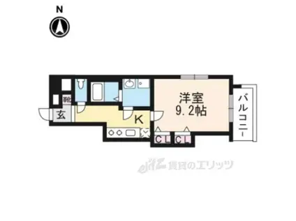 メゾン・コパン(1K/4階)の間取り写真