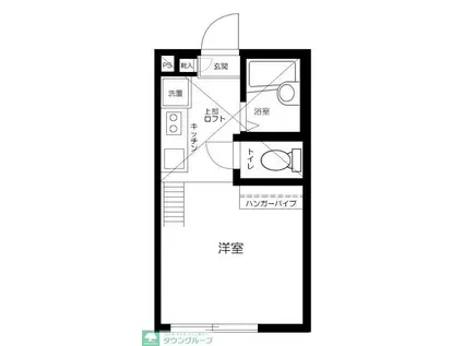 AZEST-RENT羽田X(ワンルーム/1階)の間取り写真