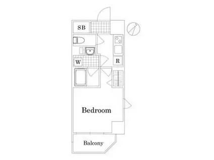 ザ レジデンス オブ トーキョー H20 スカイタワー(2LDK/7階)の間取り写真