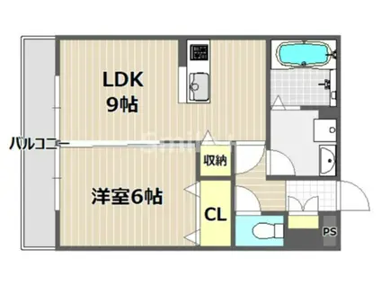グランシャリオ(1LDK/1階)の間取り写真