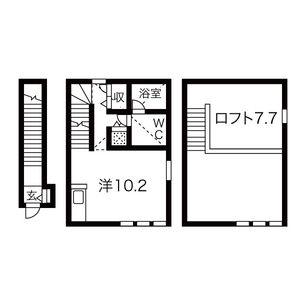 コレクション名駅西(ワンルーム/2階)の間取り写真