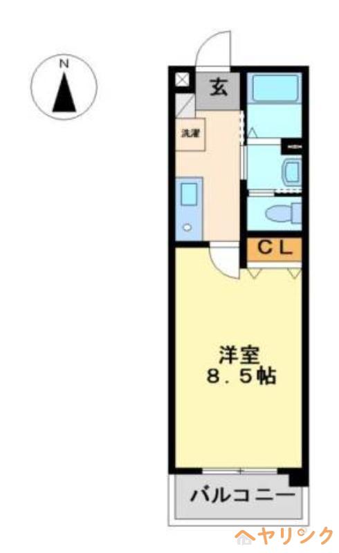 アールズコート本郷(1K/3階)の間取り写真