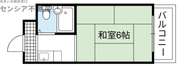 プレアール深江橋II(1K/3階)の間取り写真