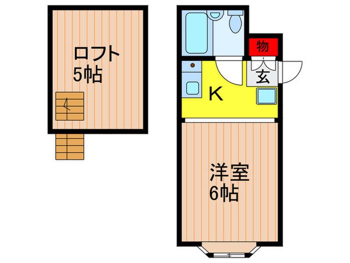RAJAH CLUB02(1K/3階)の間取り写真
