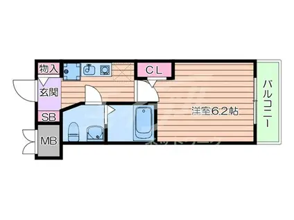 エスリード京橋III番館(1K/7階)の間取り写真