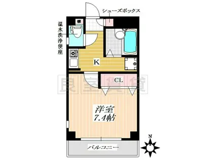 STPLAZA DAIMACHI(1K/3階)の間取り写真