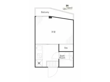 アーバンパレス千駄木(1K/2階)の間取り写真