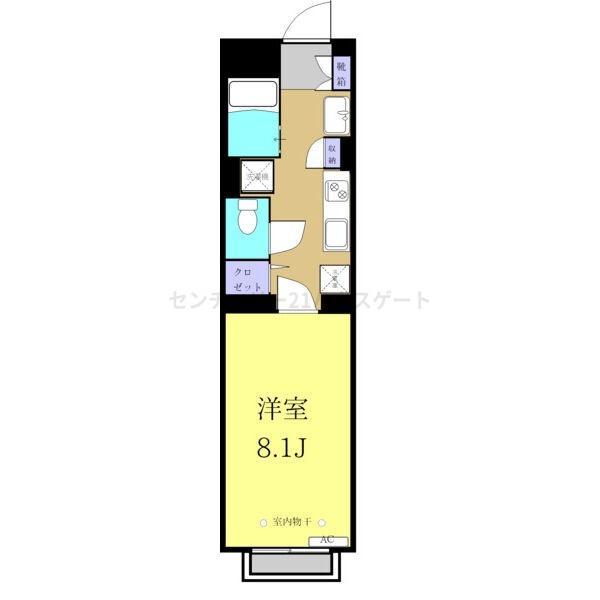 IRMS(1K/5階)の間取り写真