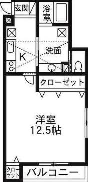 東武伊勢崎線 新伊勢崎駅 徒歩24分 2階建 築19年(1K/1階)の間取り写真