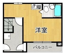 大正プロジェクト(ワンルーム/2階)の間取り写真