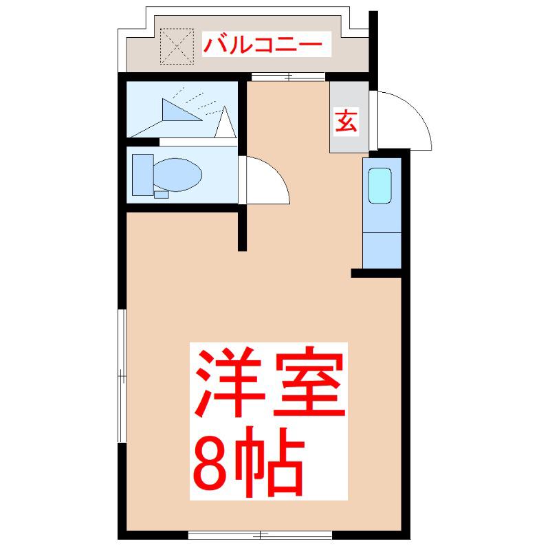 コーポエリート(ワンルーム/1階)の間取り写真