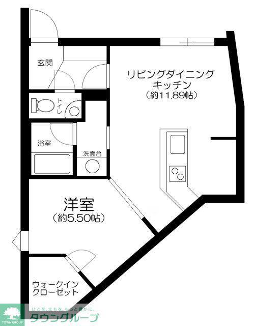 APARTMENT小石川後楽園(1LDK/3階)の間取り写真