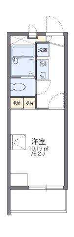 レオパレスパーシモンII(1K/2階)の間取り写真
