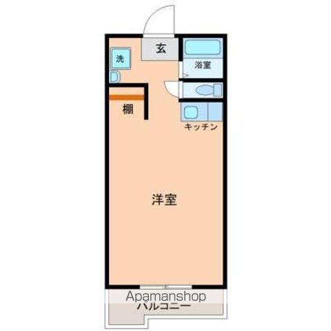 サンケイマンション第9ビル(ワンルーム/3階)の間取り写真