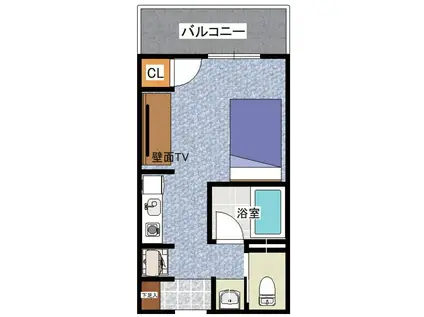 ホテル&マンスリー菊池(1K/5階)の間取り写真