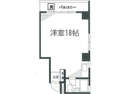 目白大和田マンション(ワンルーム/3階)の間取り写真