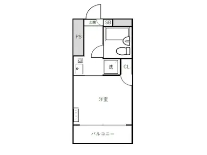 トップ宮崎台第1(ワンルーム/3階)の間取り写真