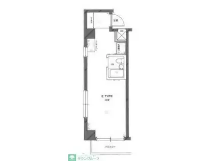 パレ・ドール池袋III パレ・ドール池袋III(1K/5階)の間取り写真