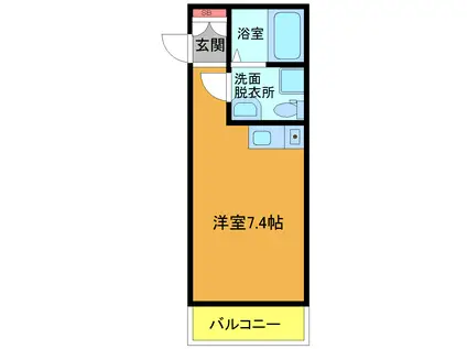 SOLANA URAYASU(ワンルーム/3階)の間取り写真
