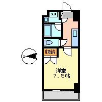 アマーレ葵(1K/3階)の間取り写真