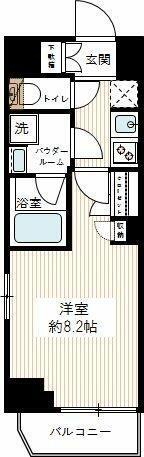 ARTESSIMO SIRIUS(1K/7階)の間取り写真