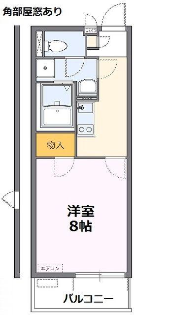 レオネクスト見沼 コヅチ(1K/1階)の間取り写真
