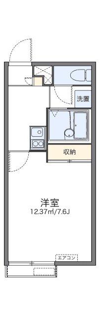 レオパレスメイセイIII(1K/2階)の間取り写真