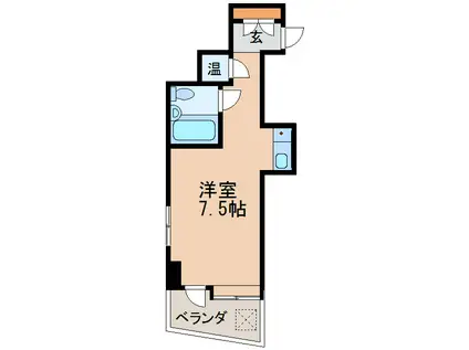 リアライズ錦(ワンルーム/6階)の間取り写真