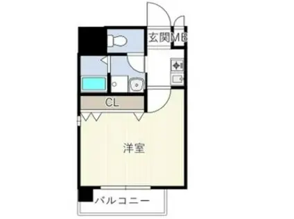 INOVE千種(1K/3階)の間取り写真