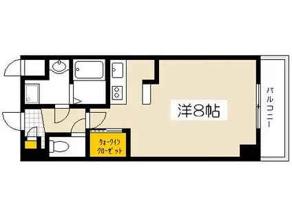 LAND・MARK KOGO(ワンルーム/6階)の間取り写真