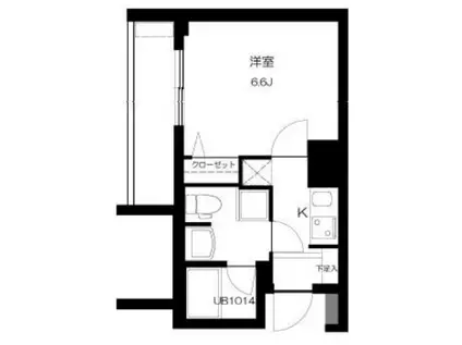 T&G神田マンション(1K/9階)の間取り写真