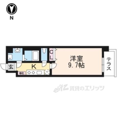 メゾン・コパン(1K/3階)の間取り写真