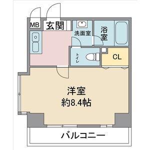 エクセレント(1K/5階)の間取り写真