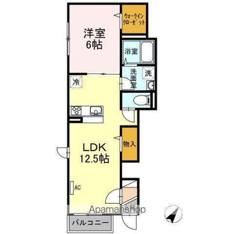 MATSUI HOUSE(1LDK/1階)の間取り写真