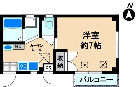 F-STYLE(1K/1階)の間取り写真