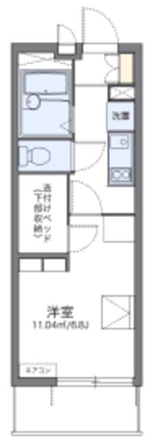 レオパレスMEGU2010(1K/3階)の間取り写真