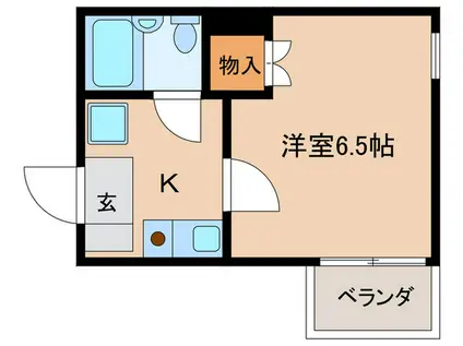 SUN HOUSE FUKUSHIMAIII(1K/1階)の間取り写真