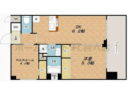 エステムコート新大阪VIIIニスタ(2DK/10階)の間取り写真