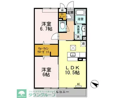 メゾン さくら(2LDK/1階)の間取り写真