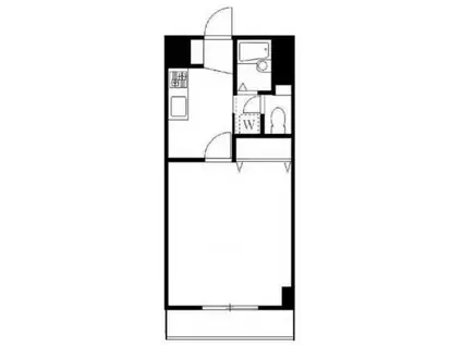 フィオーレ練馬(1K/1階)の間取り写真