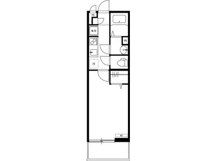 リブリ・アデーレ(1K/2階)の間取り写真