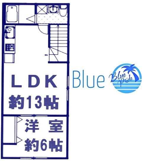 HERMITAGE S(1LDK/2階)の間取り写真