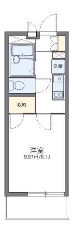 レオパレス平尾(1K/4階)の間取り写真