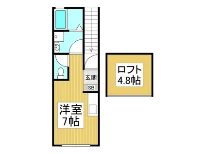 MURAIレジデンス(ワンルーム/2階)の間取り写真