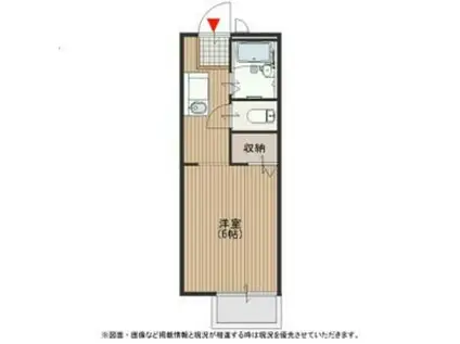 マンハイムスギモト(1K/1階)の間取り写真