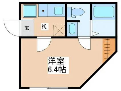 立石8丁目(1K/3階)の間取り写真
