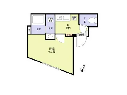 VISTA HONANCHO(1K/1階)の間取り写真