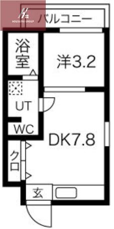 DOAHN SYOUJI(1DK/1階)の間取り写真