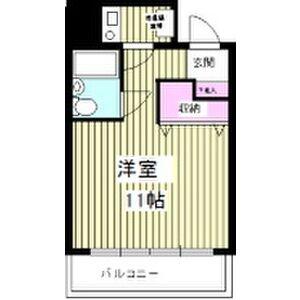 ラフィネ新栄(ワンルーム/12階)の間取り写真