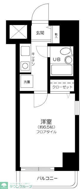 ライオンズマンション御徒町第5(1K/5階)の間取り写真